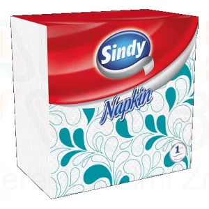 Sindy szalvéta 1 rétegű 45 db motívumos (türkiz) 33x33cm
