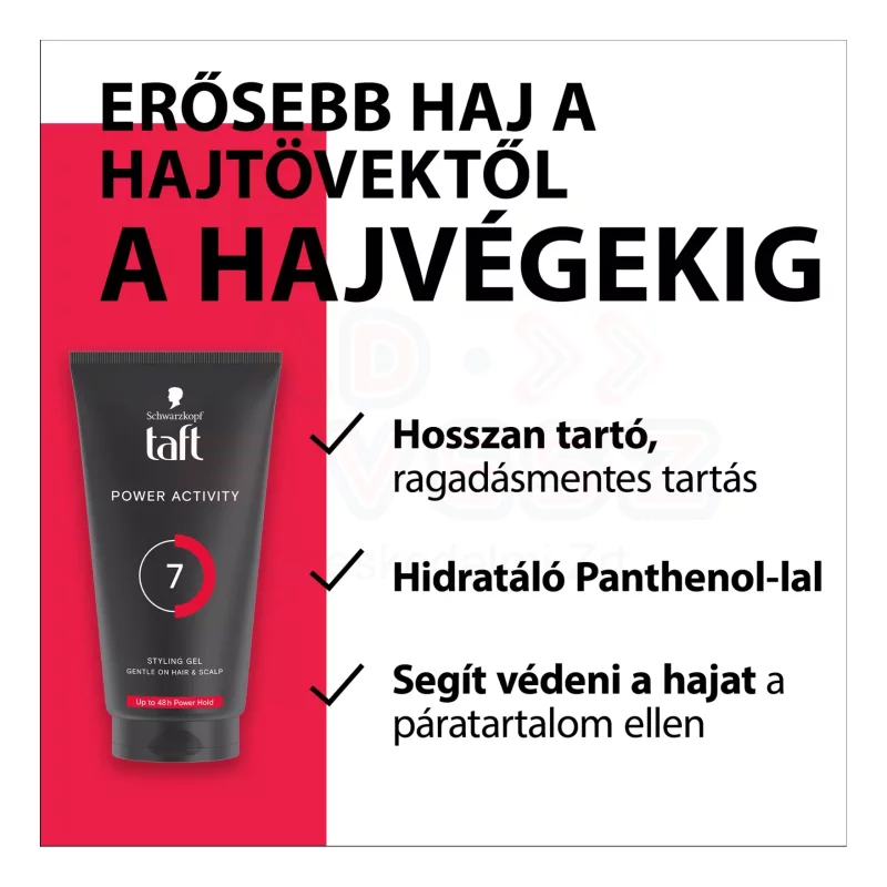 Taft Power hajzselé 150 ml Activity Kép