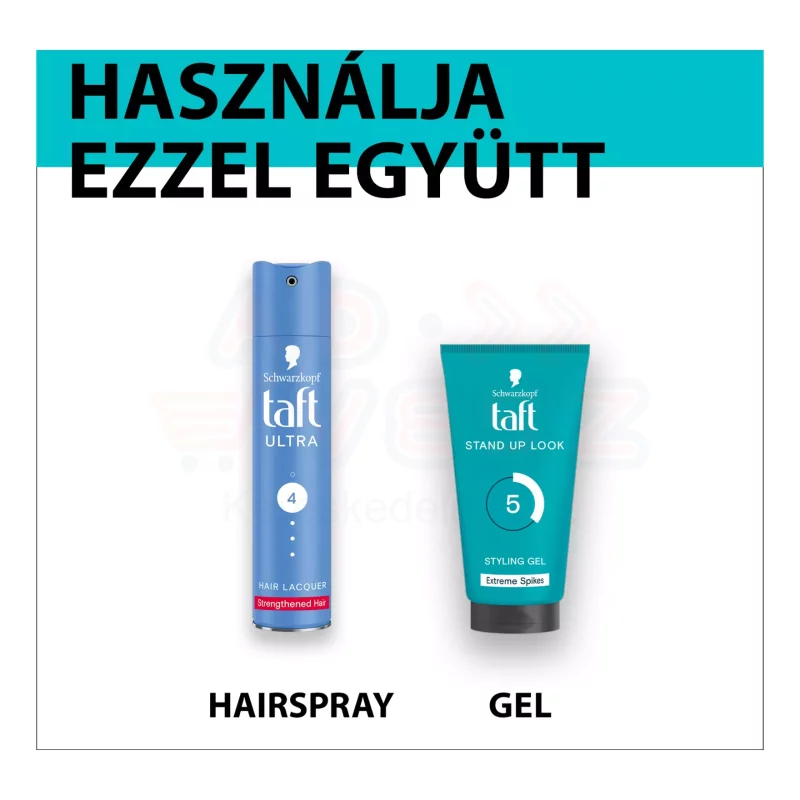 Taft Looks hajzselé 150 ml Hajmeresztő hatás Kép