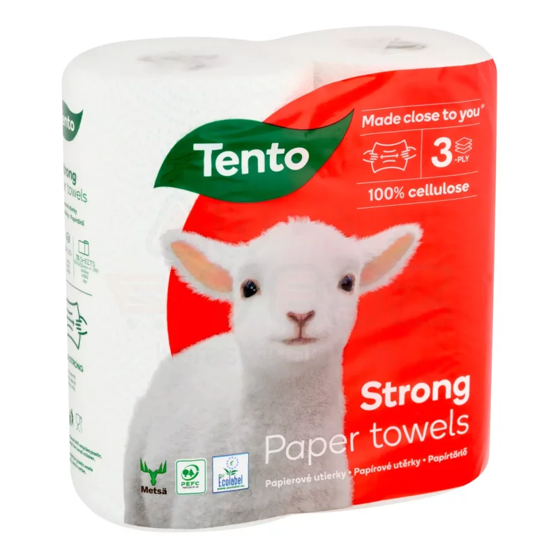 TENTO papírtörlő Strong 3 rétegű 2 tekercses Kép