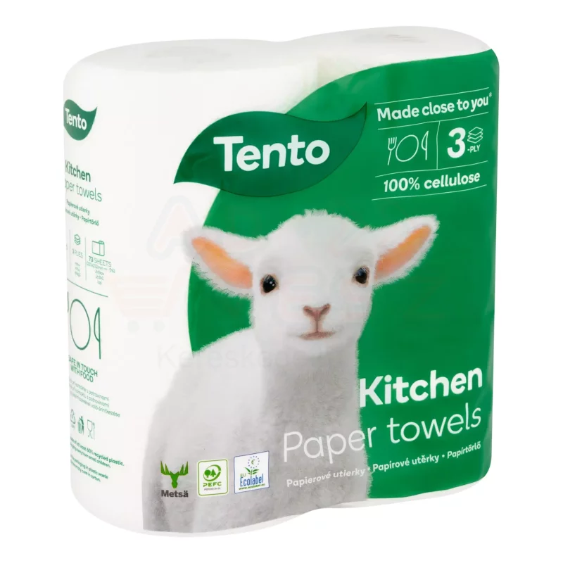 TENTO papírtörlő Kitchen Innovation 3 rétegű 2 tekercses Kép