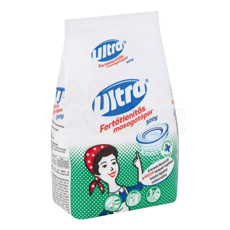 ULTRA Fertőtlenítő hatású mosogatópor 500 g Kép