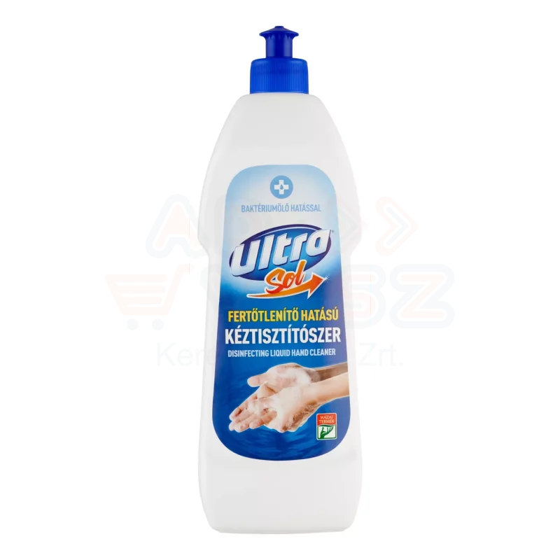 ULTRA Sol fertőtlenítő hatású kéztisztítószer 500 ml Kép