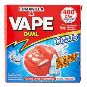 VAPE Classic elektromos készülék lapkához&folyadékhoz+szúnyogirtó folyadék 60éj