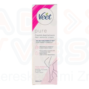 VEET Pure Szőrtelenítő krém - normál bőrre 100 ml