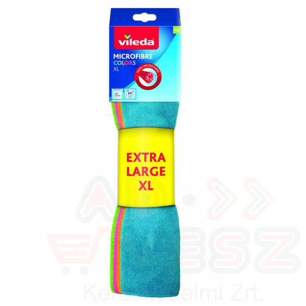 VILEDA Color 4 színű mikroszálas törlőkendő 4 db Kép