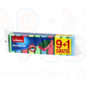 VILEDA Rainbow mosogatószivacs 9 db