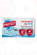 PROTECT szúnyogirtó lap elektromos készülékhez 30 db Kép