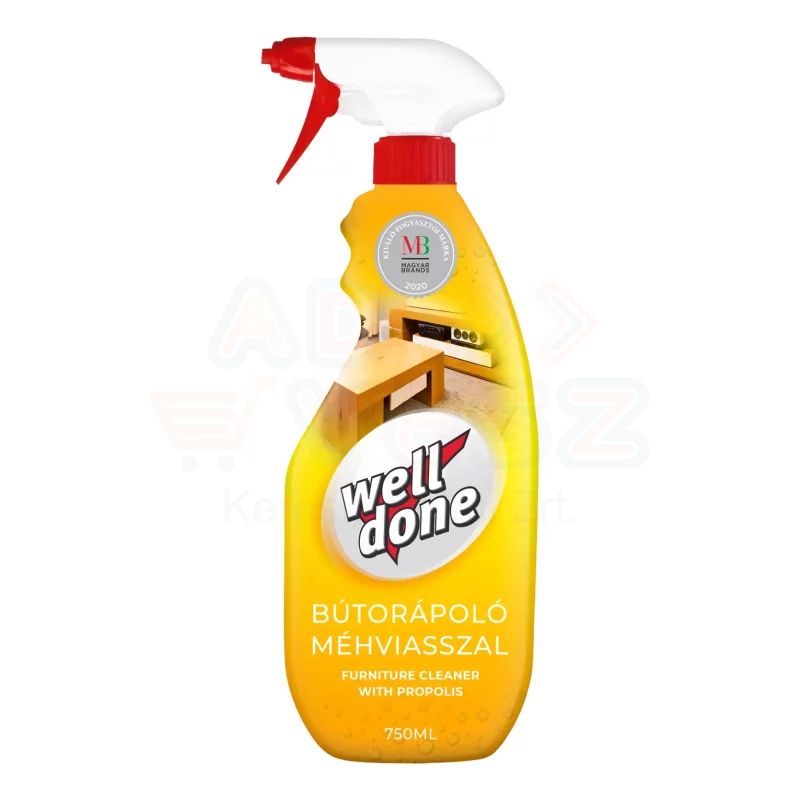 Well Done Bútorápoló méhviasszal 750 ml Kép