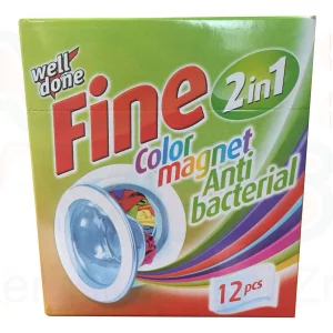 Well Done Fine Színvédő kendő Antibakteriális 12 db
