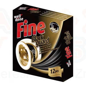 Well Done Fine Színvédő kendő Fekete Színmegújító 12 db