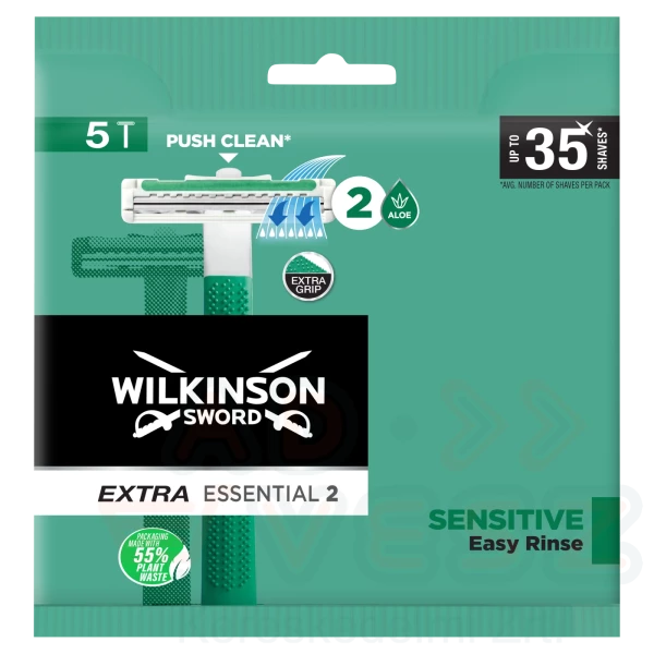 Wilkinson Extra2 borotva Essential Sensitive 5 db Kép