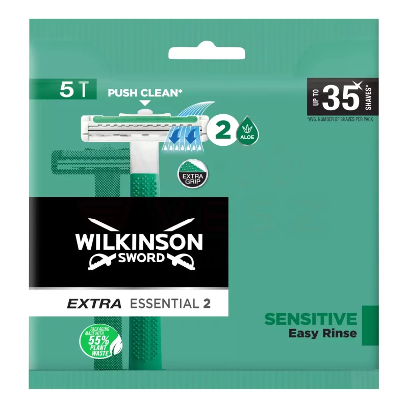 Wilkinson Extra2 borotva Essential Sensitive 5 db Kép