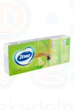 Zewa Softis papírzsebkendő 4 rétegű 10x9 db Aloe Balsam Kép