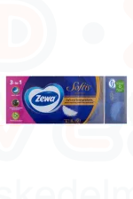 Zewa Softis papírzsebkendő 4 rétegű 10x9 db Classic Illatmentes Kép