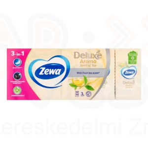 Zewa Deluxe papírzsebkendő 3 rétegű 10x10 db Spirit Of Tea