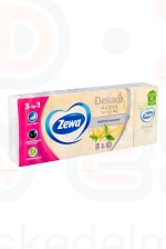 Zewa Deluxe papírzsebkendő 3 rétegű 10x10 db Spirit Of Tea Kép