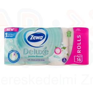 Zewa Deluxe toalettpapír 3 rétegű 16 tekercs Jasmine Blossom