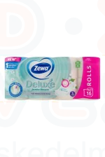 Zewa Deluxe toalettpapír 3 rétegű 16 tekercs Jasmine Blossom Kép
