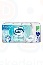 Zewa Deluxe toalettpapír 3 rétegű 16 tekercs Jasmine Blossom Kép
