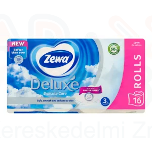 Zewa Deluxe toalettpapír 3 rétegű 16 tekercs Delicate Care