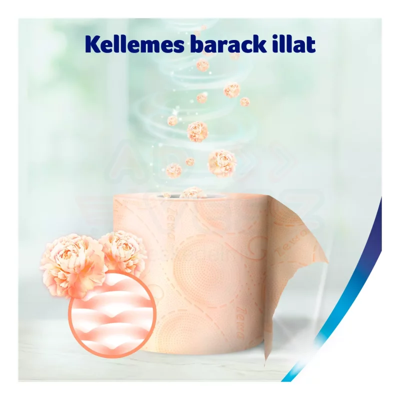 Zewa Deluxe toalettpapír 3 rétegű 8 tekercs Cashmere Peach Kép