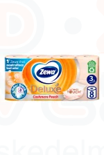 Zewa Deluxe toalettpapír 3 rétegű 8 tekercs Cashmere Peach Kép