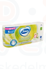 Zewa Deluxe toalettpapír 3 rétegű 8 tekercs Camomile Comfort Kép