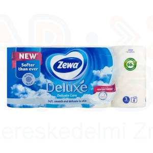 Zewa Deluxe toalettpapír 3 rétegű 8 tekercs Delicate Care