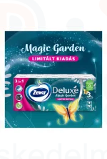 Zewa Deluxe papírzsebkendő 3 rétegű 90 db Limited Edition Kép