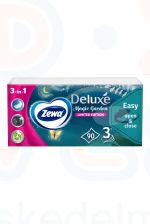 Zewa Deluxe papírzsebkendő 3 rétegű 90 db Limited Edition Kép