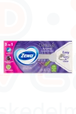 Zewa Deluxe papírzsebkendő 3 rétegű 90 db Lavender Dreams Kép