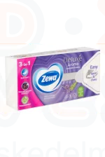 Zewa Deluxe papírzsebkendő 3 rétegű 90 db Lavender Dreams Kép