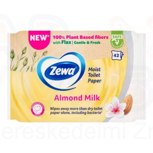 Zewa nedves toalettpapír 42 db Almond Milk