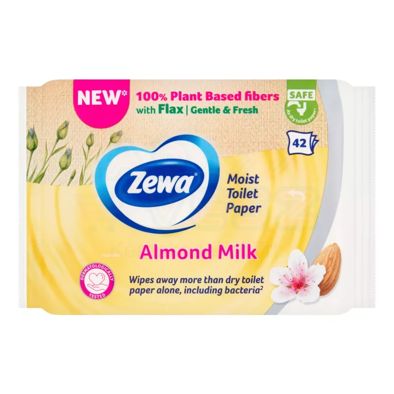 Zewa nedves toalettpapír 42 db Almond Milk Kép