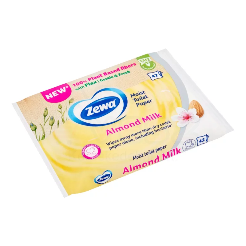 Zewa nedves toalettpapír 42 db Almond Milk Kép