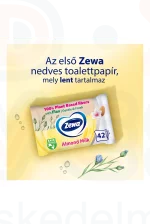 Zewa nedves toalettpapír 42 db Almond Milk Kép