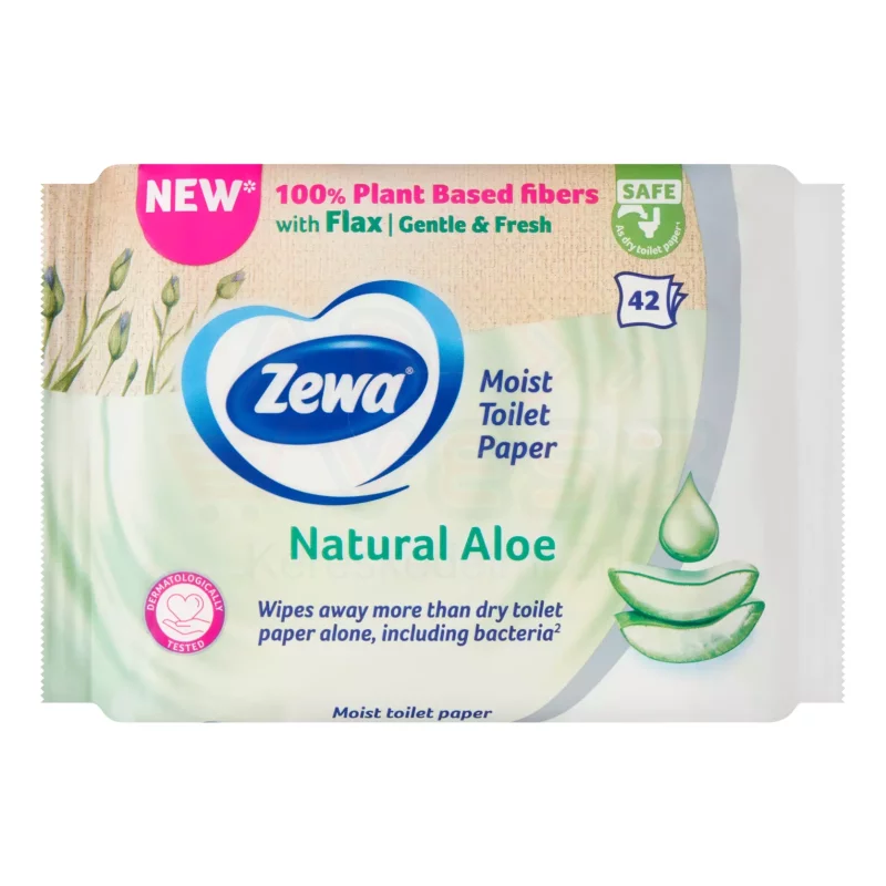 Zewa nedves toalettpapír 42 db Aloe Vera Kép
