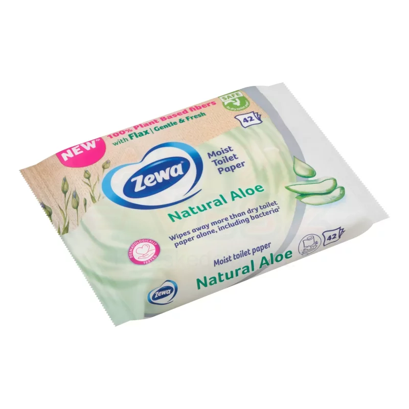 Zewa nedves toalettpapír 42 db Aloe Vera Kép