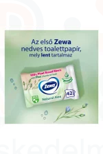 Zewa nedves toalettpapír 42 db Aloe Vera Kép