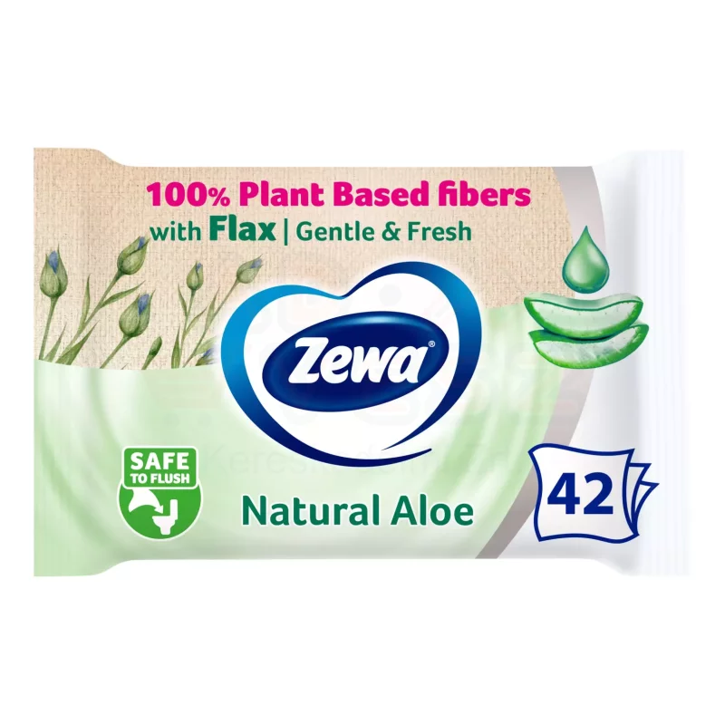 Zewa nedves toalettpapír 42 db Aloe Vera Kép