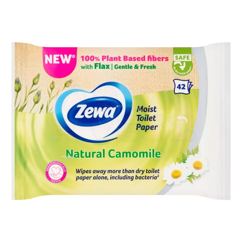 Zewa nedves toalettpapír 42 db Natural Camomile Kép