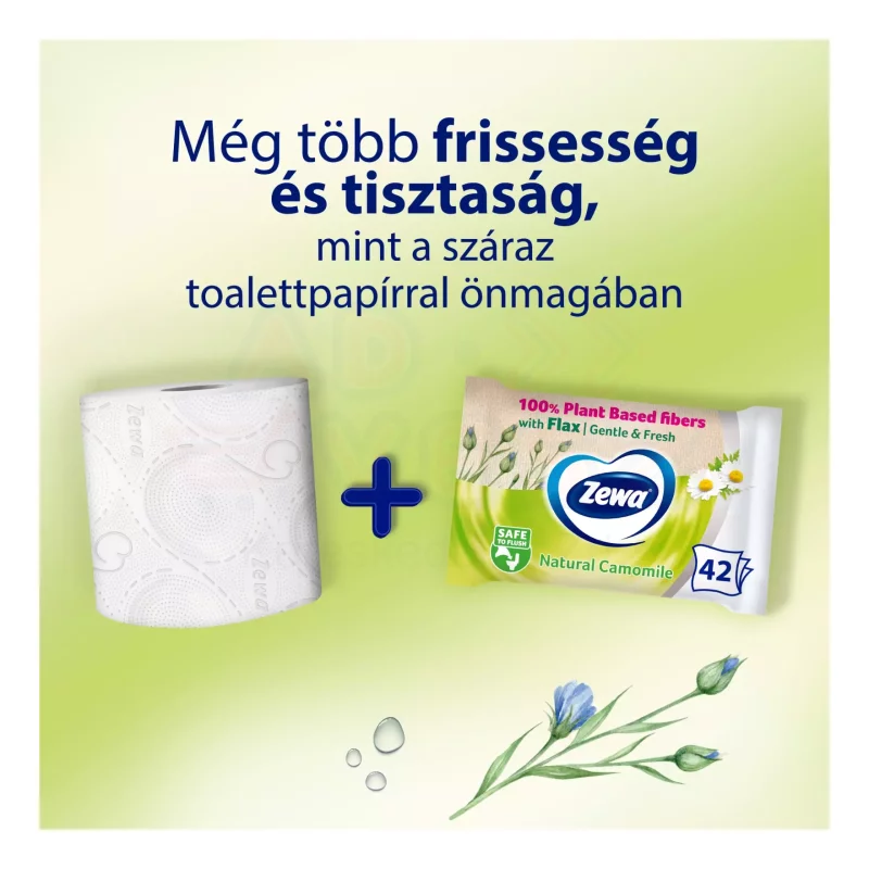 Zewa nedves toalettpapír 42 db Natural Camomile Kép