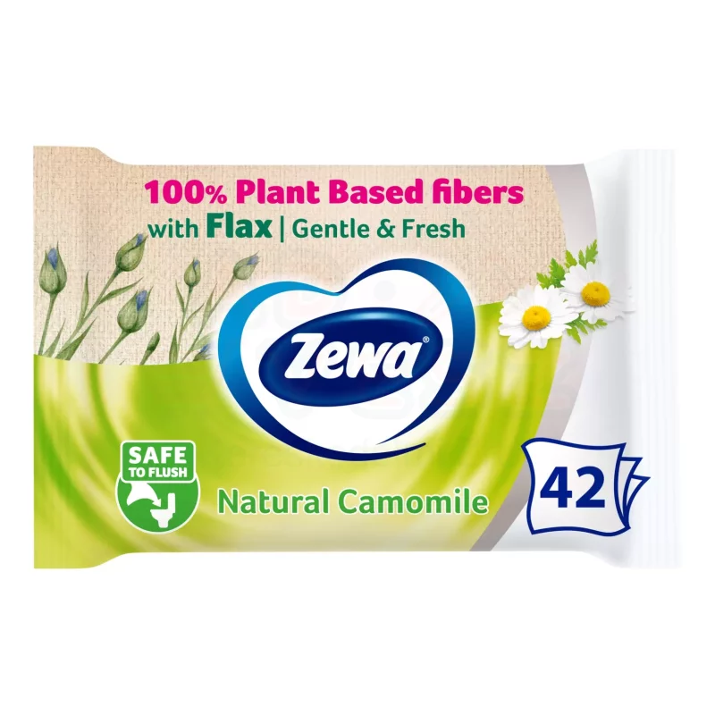 Zewa nedves toalettpapír 42 db Natural Camomile Kép