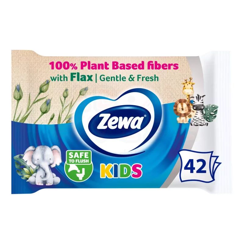 Zewa nedves toalettpapír 42 db Kids Kép