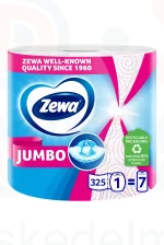 Zewa háztartási papírtörlő 2 rétegű 1 tekercses 325 lap Decor Jumbo Kép