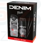 DENIM BLACK ajándékcsomag (deo+tusfürdő) 2025 Kép
