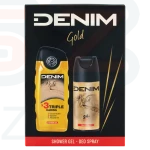 DENIM GOLD ajándékcsomag (deo+tusfürdő) 2025 Kép