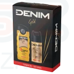DENIM GOLD ajándékcsomag (deo+tusfürdő) 2025 Kép