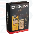 DENIM GOLD ajándékcsomag (deo+tusfürdő) 2025 Kép